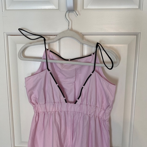 NEW Free People Movement Star Player Wide Leg Overall Jumpsuit Pink 33432 - Picture 8 of 14